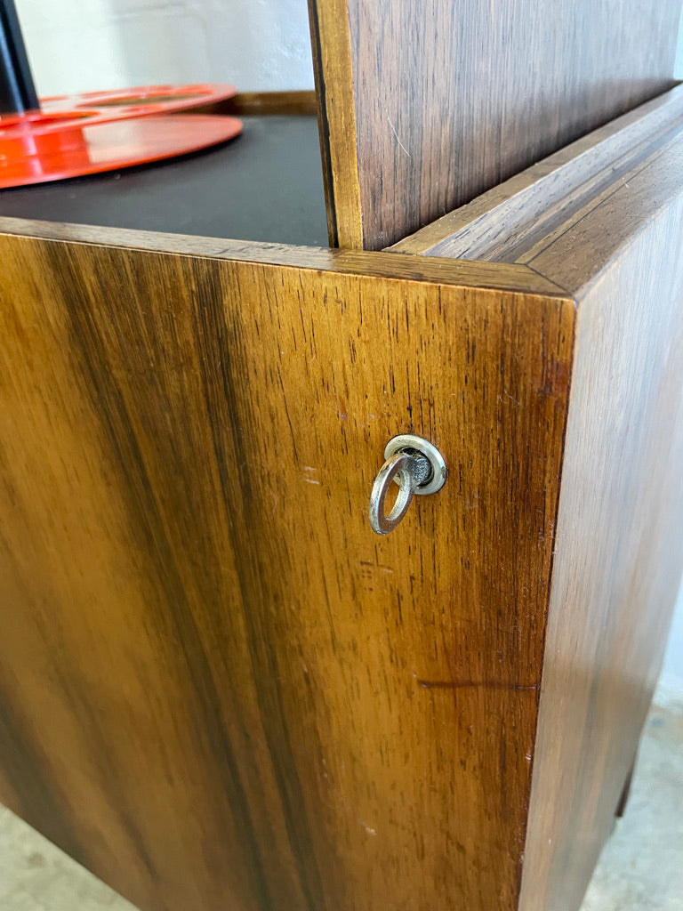 Danish Mid Century Hydraulic Drinks Cabinet or Bar by Kai Kristiansen
