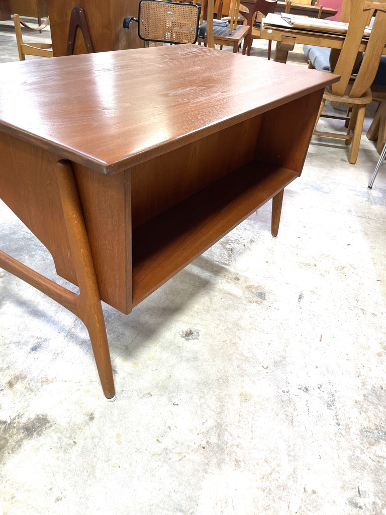 Danish Mid Century Modern Floating Desk