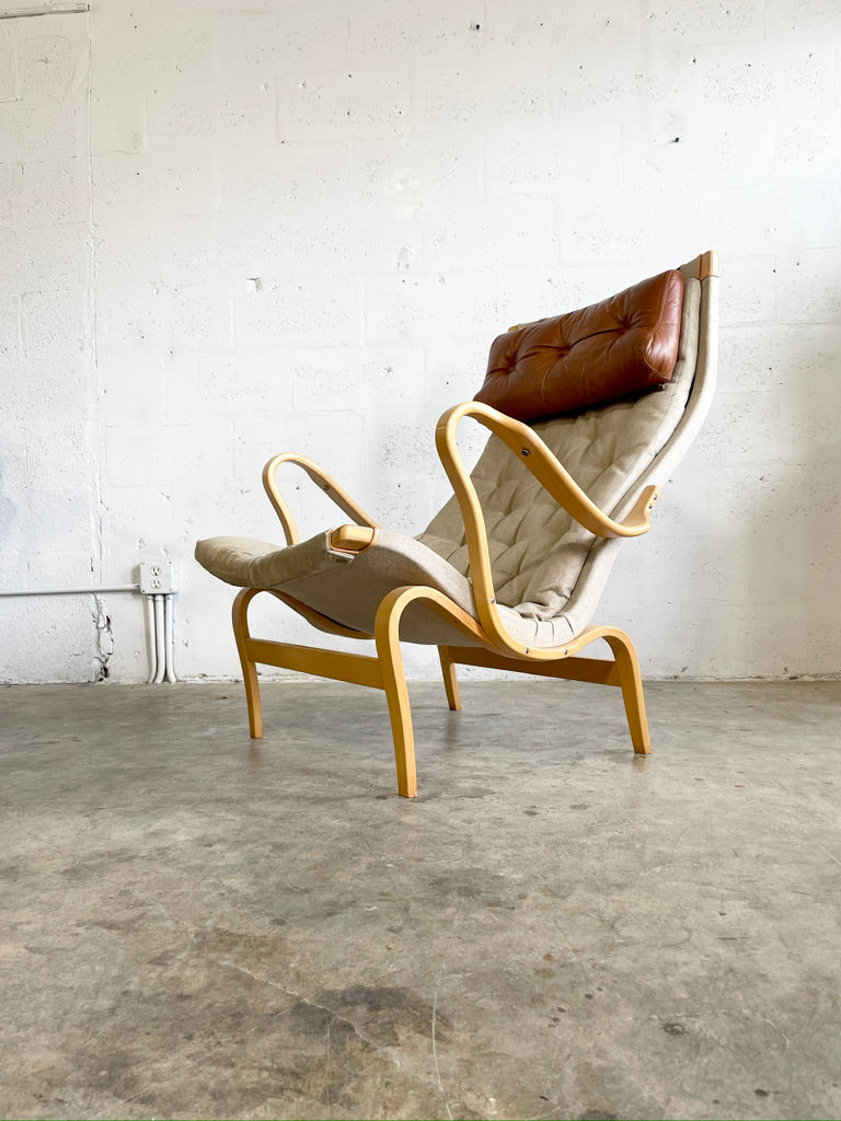 Bruno Mathsson Pernilla Mid Century Lounge Chair