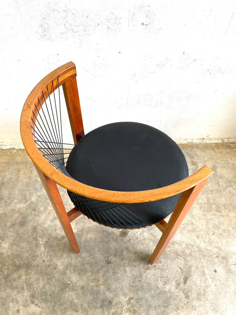 Niels Jorgen String Dining Chairs Set of 6 Danish Modern