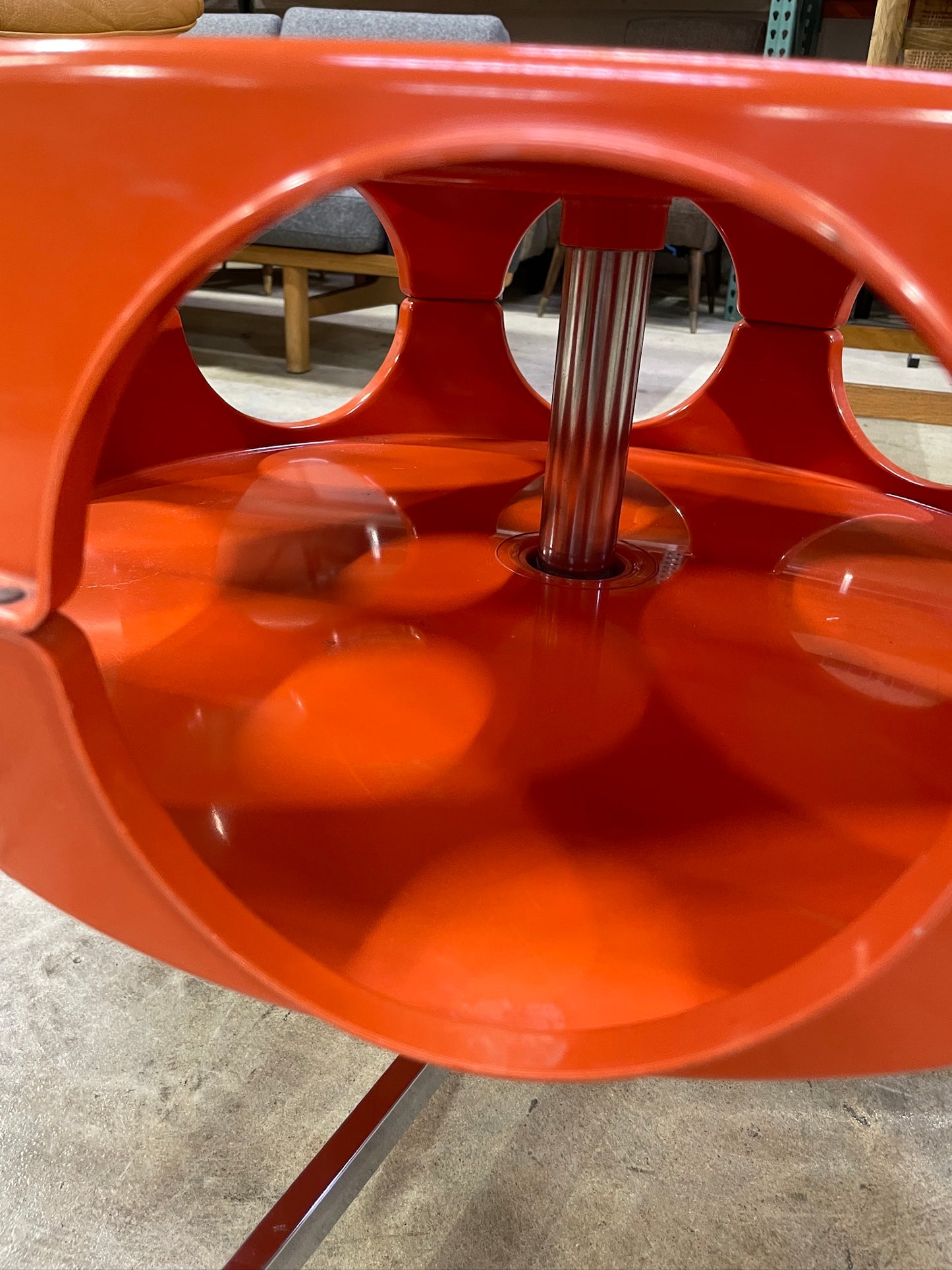 Mid Century Space Age Rotobar Bar Cart Table by Curver