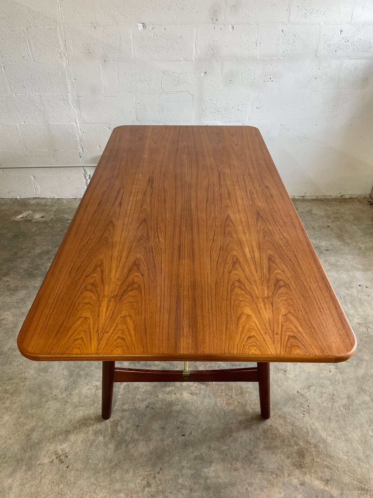 Børge Mogensen Early Hunting Teak Dining Table or Desk for Søborg Danish Modern