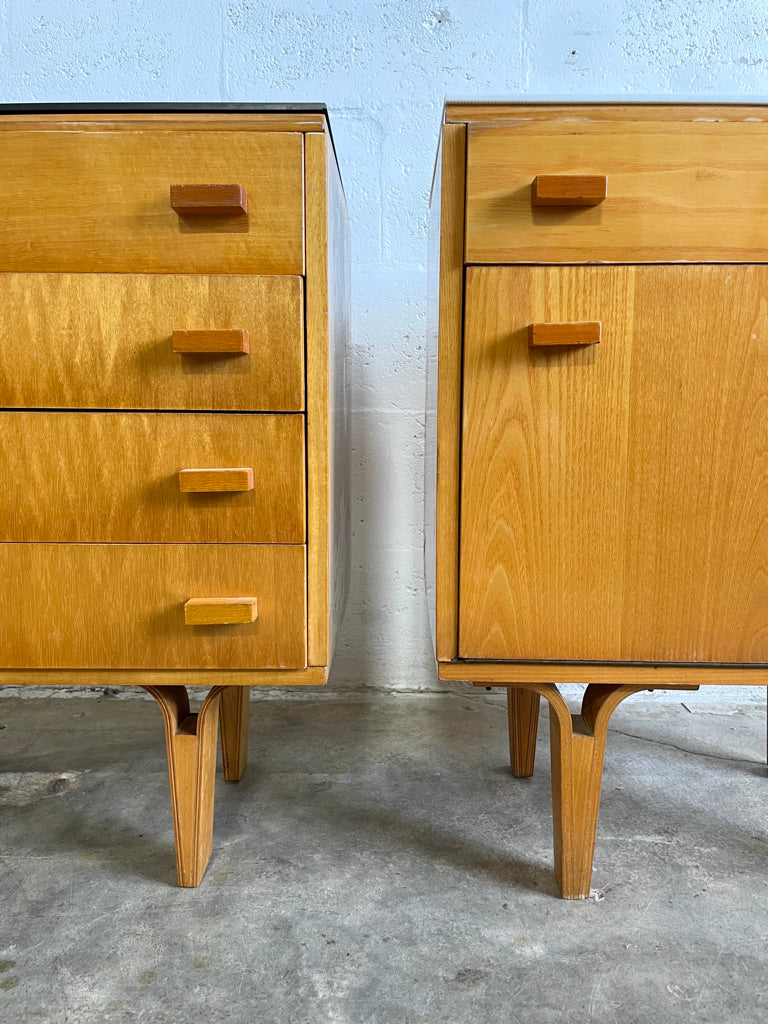 Mid Century Nightsands or End Tables Frantisek Mezulanik