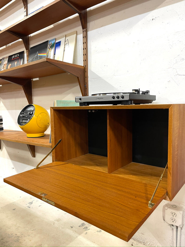 Poul Cadovius Danish Modern Teak Wall Unit or Shelf System