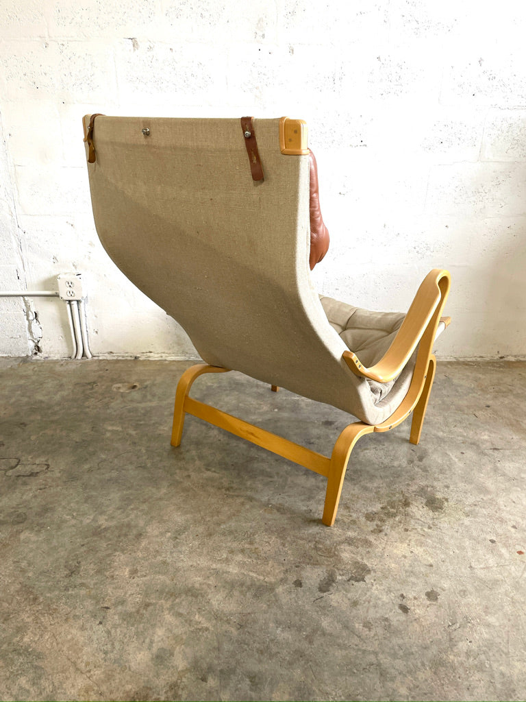 Bruno Mathsson Pernilla Mid Century Lounge Chair