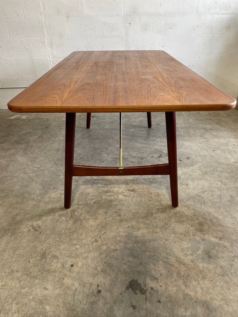 Børge Mogensen Early Hunting Teak Dining Table or Desk for Søborg Danish Modern