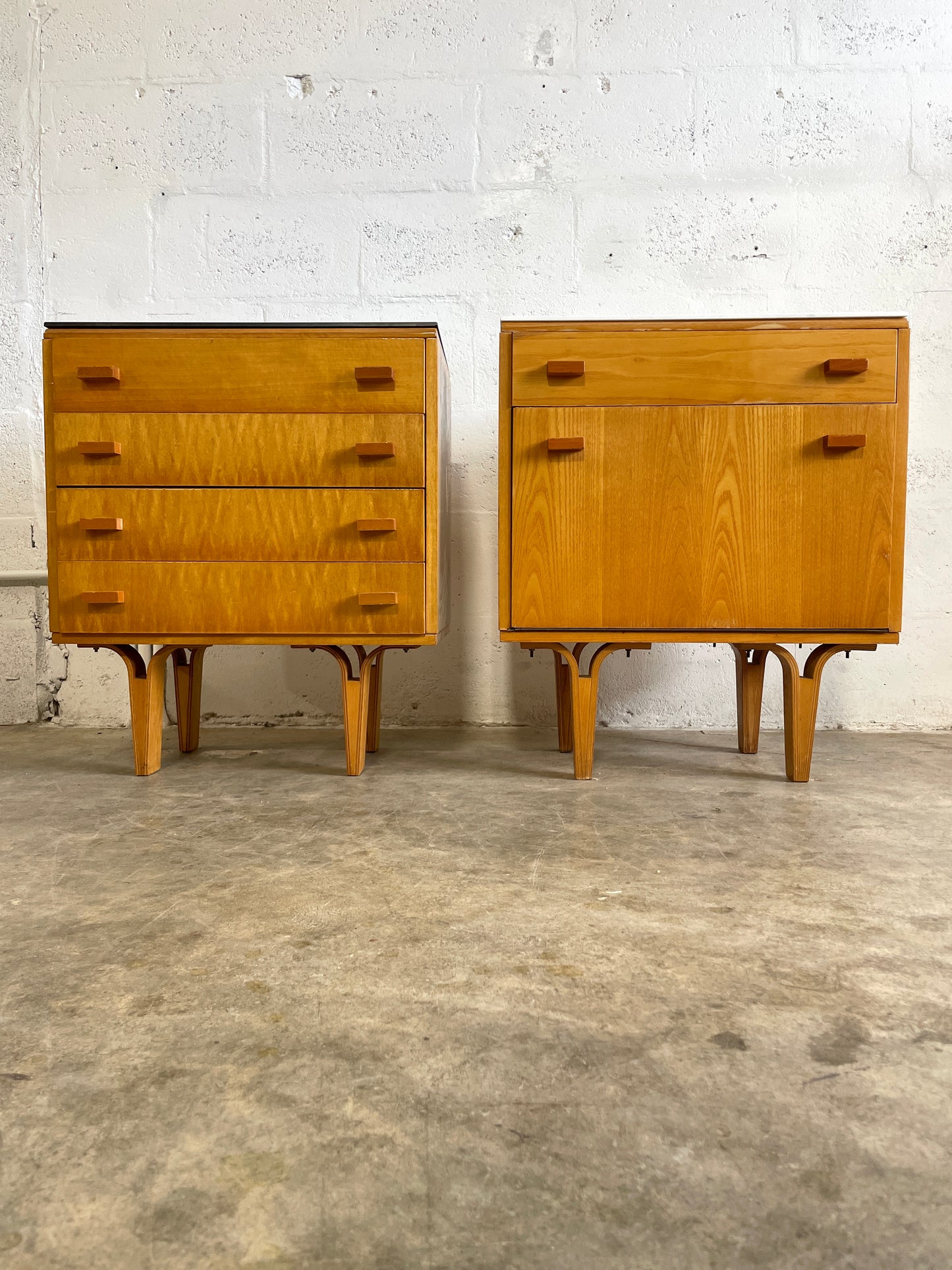 Mid Century Nightsands or End Tables Frantisek Mezulanik