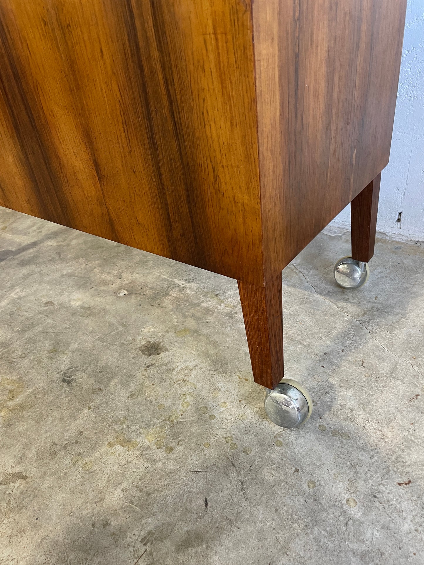 Danish Mid Century Hydraulic Drinks Cabinet or Bar by Kai Kristiansen