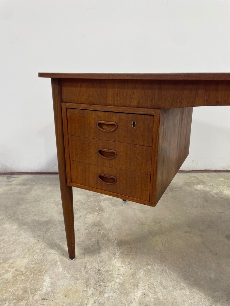 Danish Mid Century Modern Teak Desk