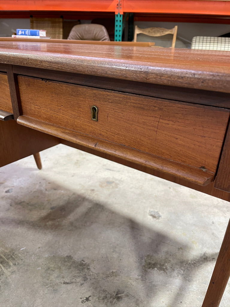 Danish Mid Century Modern Floating Desk