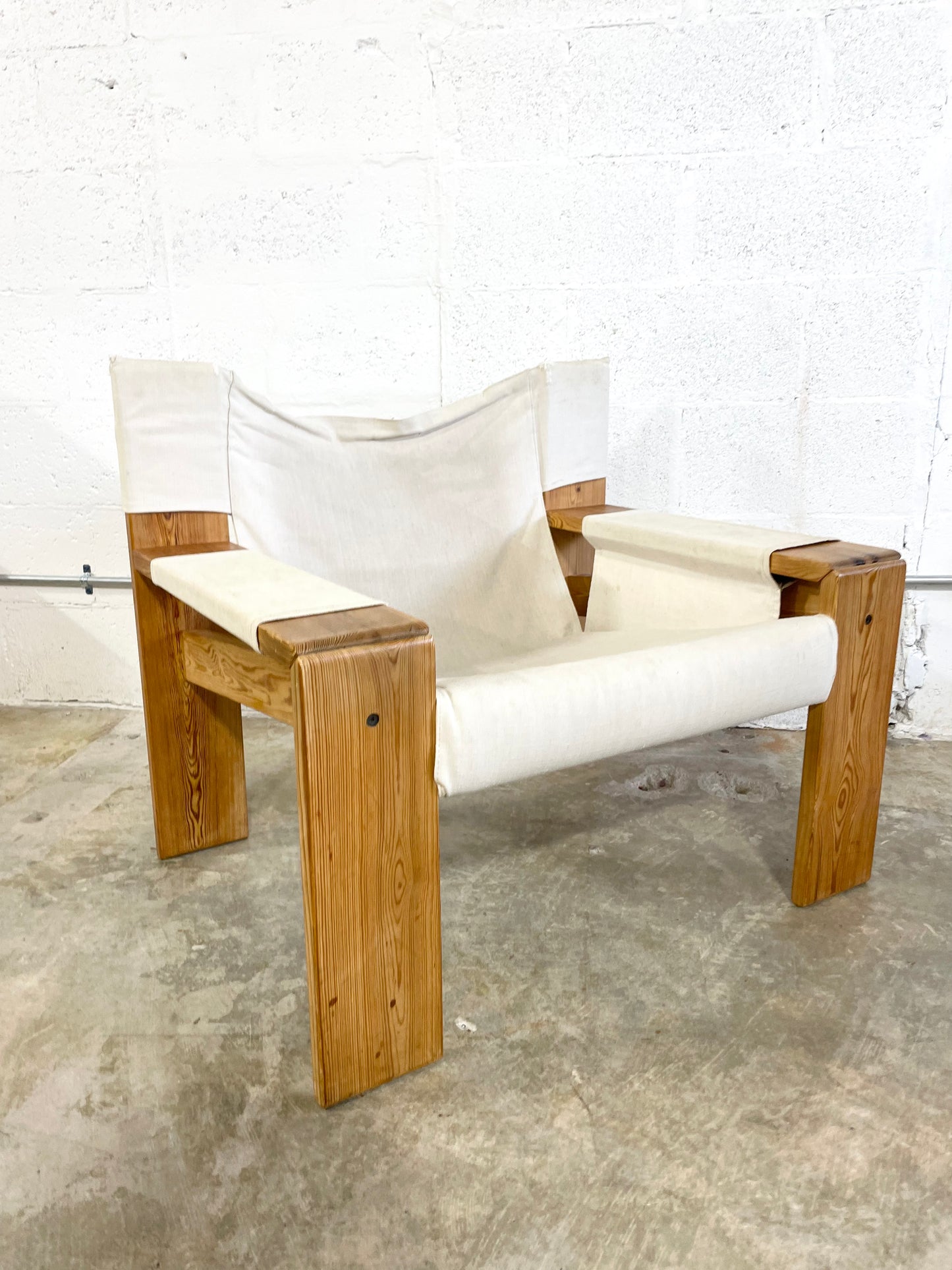 N. Eilersen Pine Rustic Mid Century Scandinavian Chair