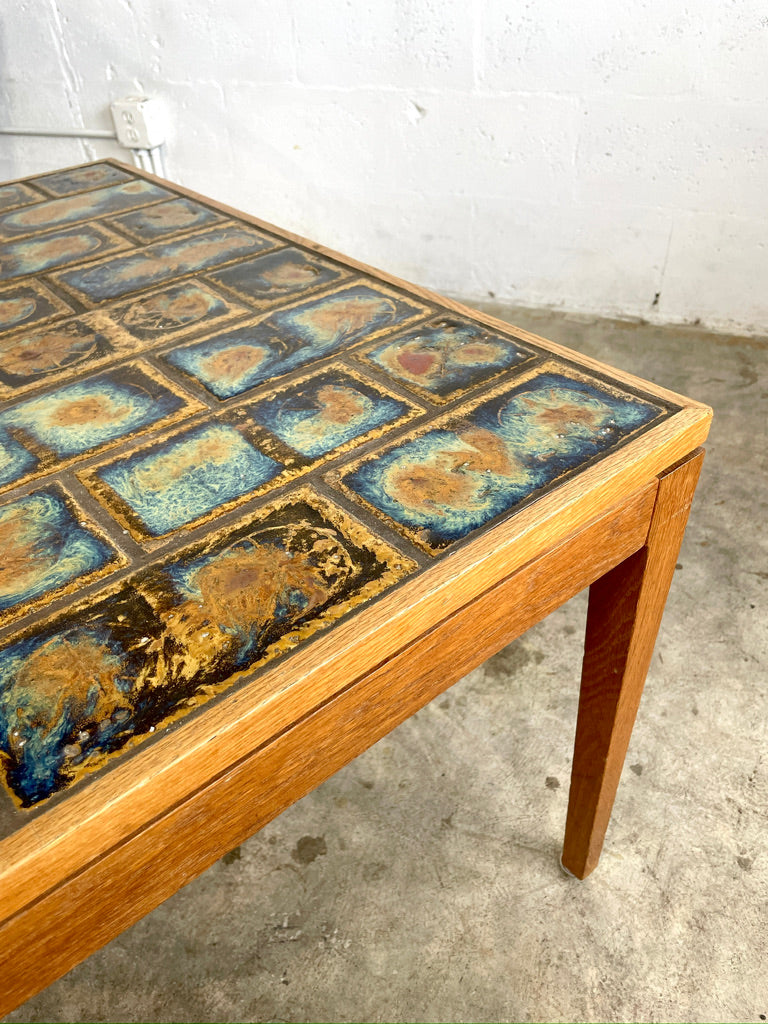 On Hold Danish Modern Tile Coffee Table