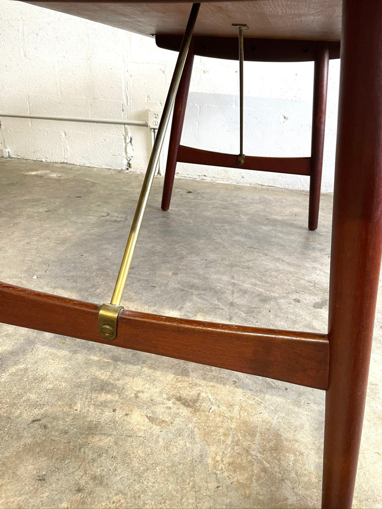 Børge Mogensen Early Hunting Teak Dining Table or Desk for Søborg Danish Modern