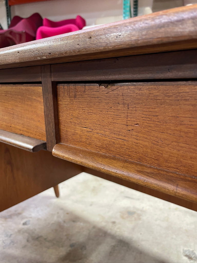 Danish Mid Century Modern Floating Desk