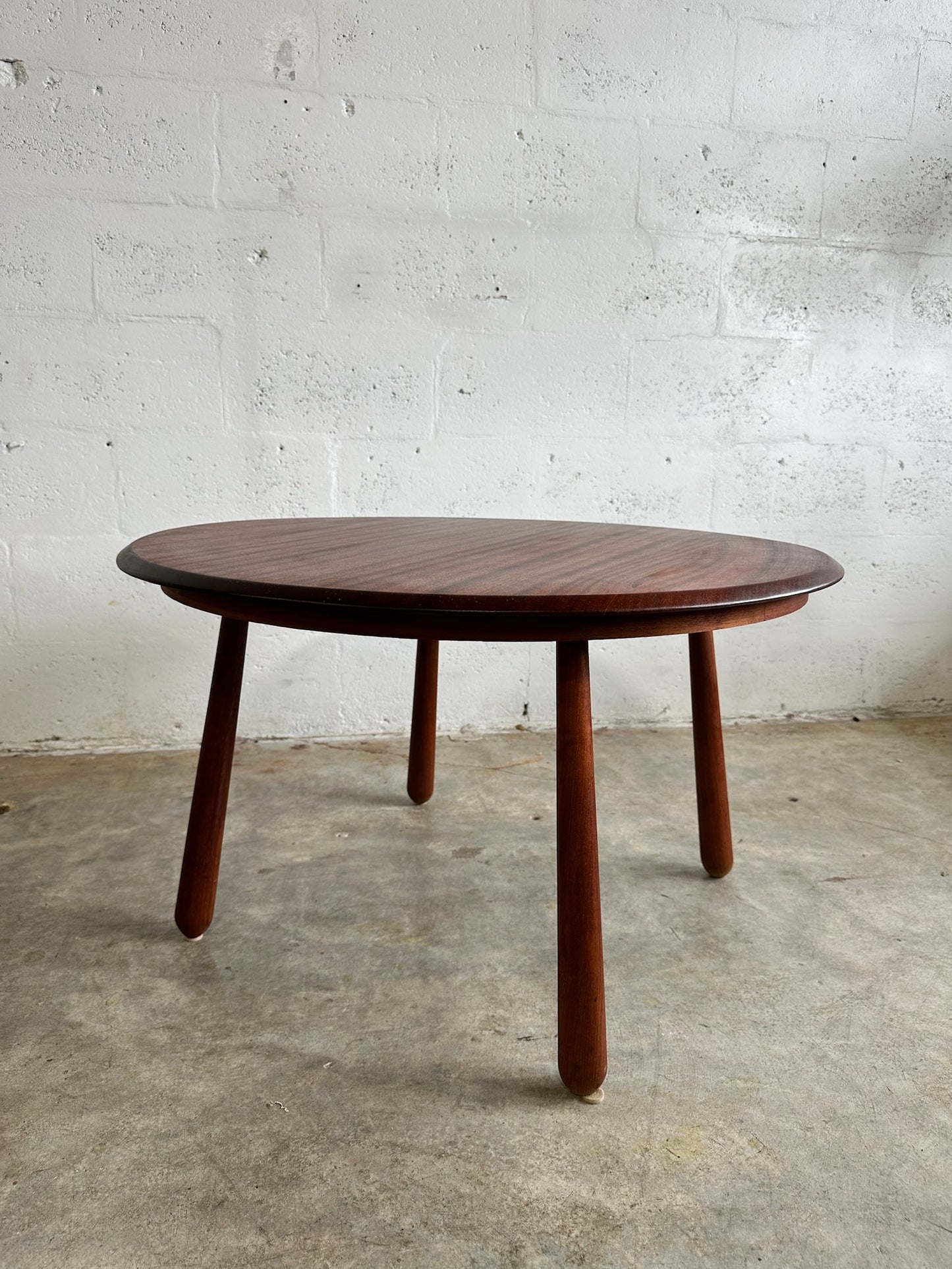 Danish Modern Teak Round Coffee Table