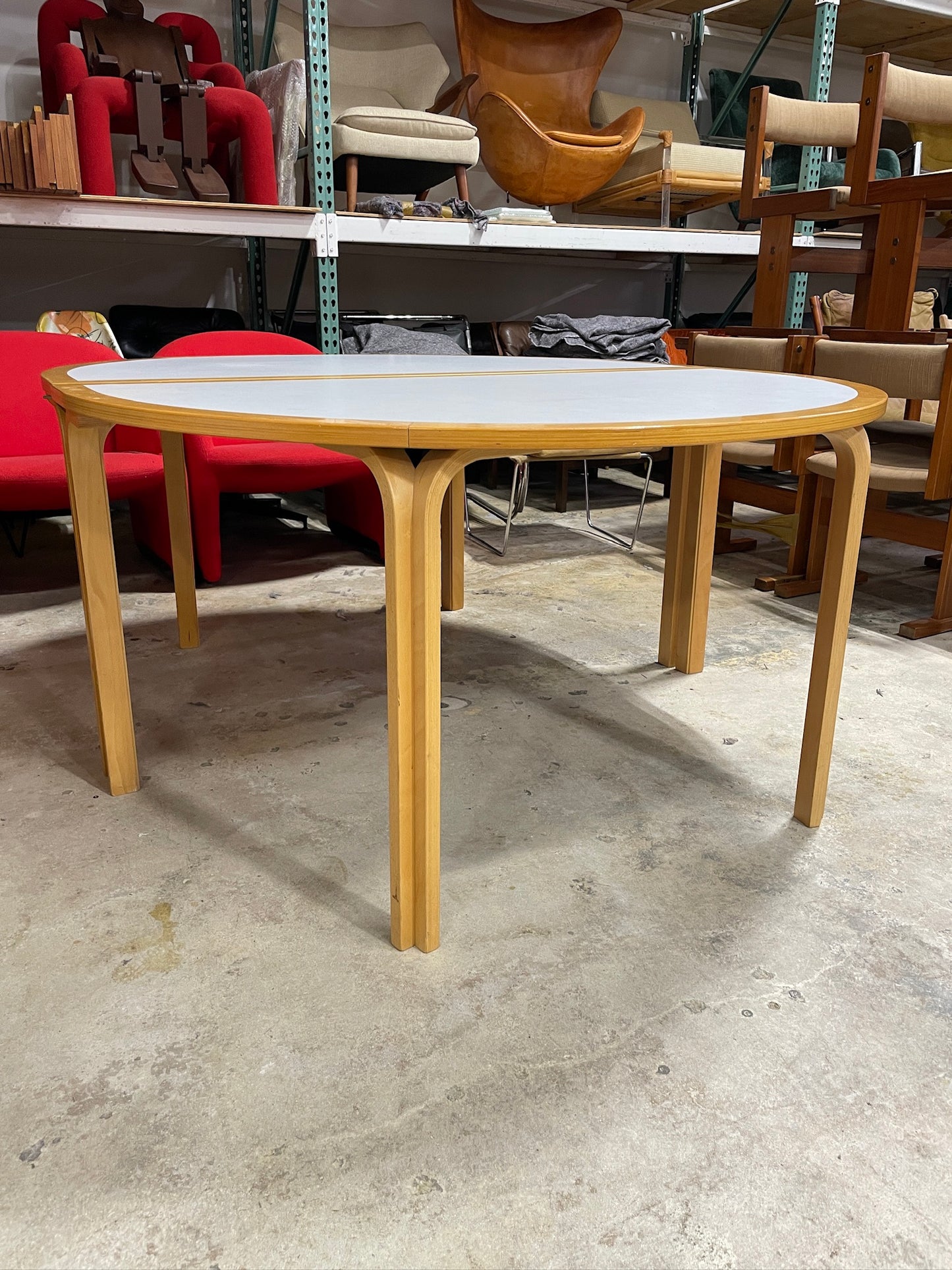 Magnus Olesen Dining Table Expandable 70s
