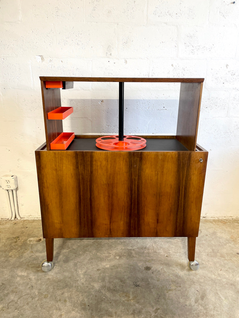 Danish Mid Century Hydraulic Drinks Cabinet or Bar by Kai Kristiansen