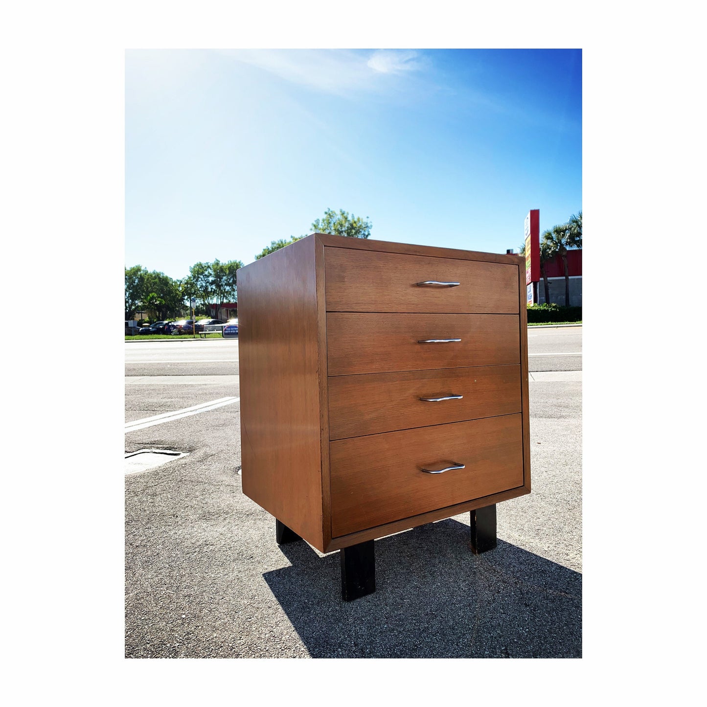 Mid Century Modern George Nelson Herman Miller Chest or Nightstand