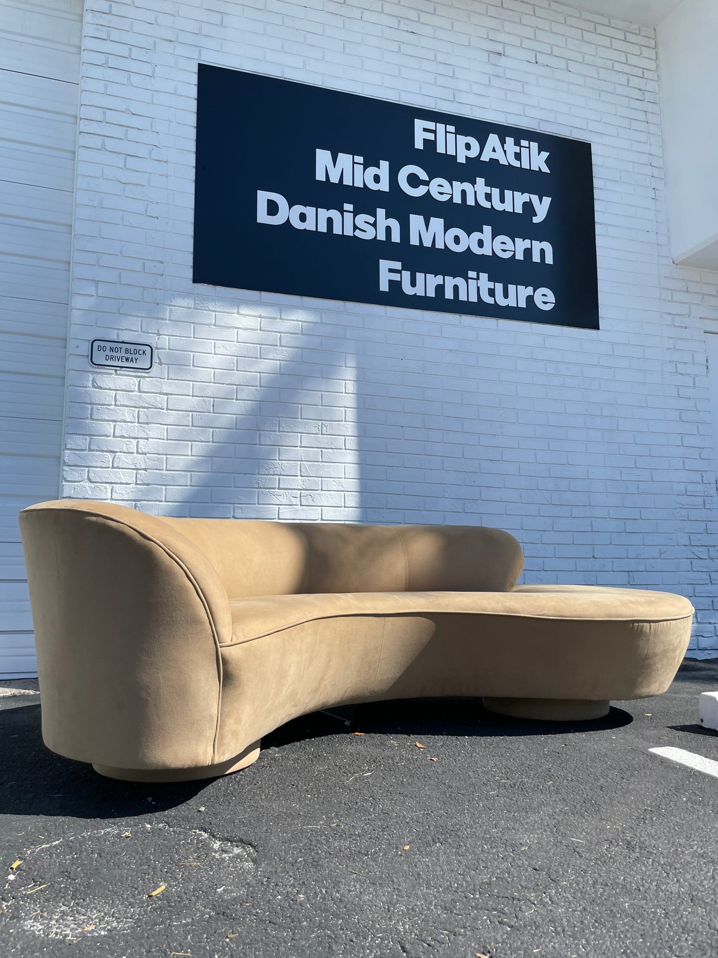 Vladimir Kagan for Direction Cloud Sofa