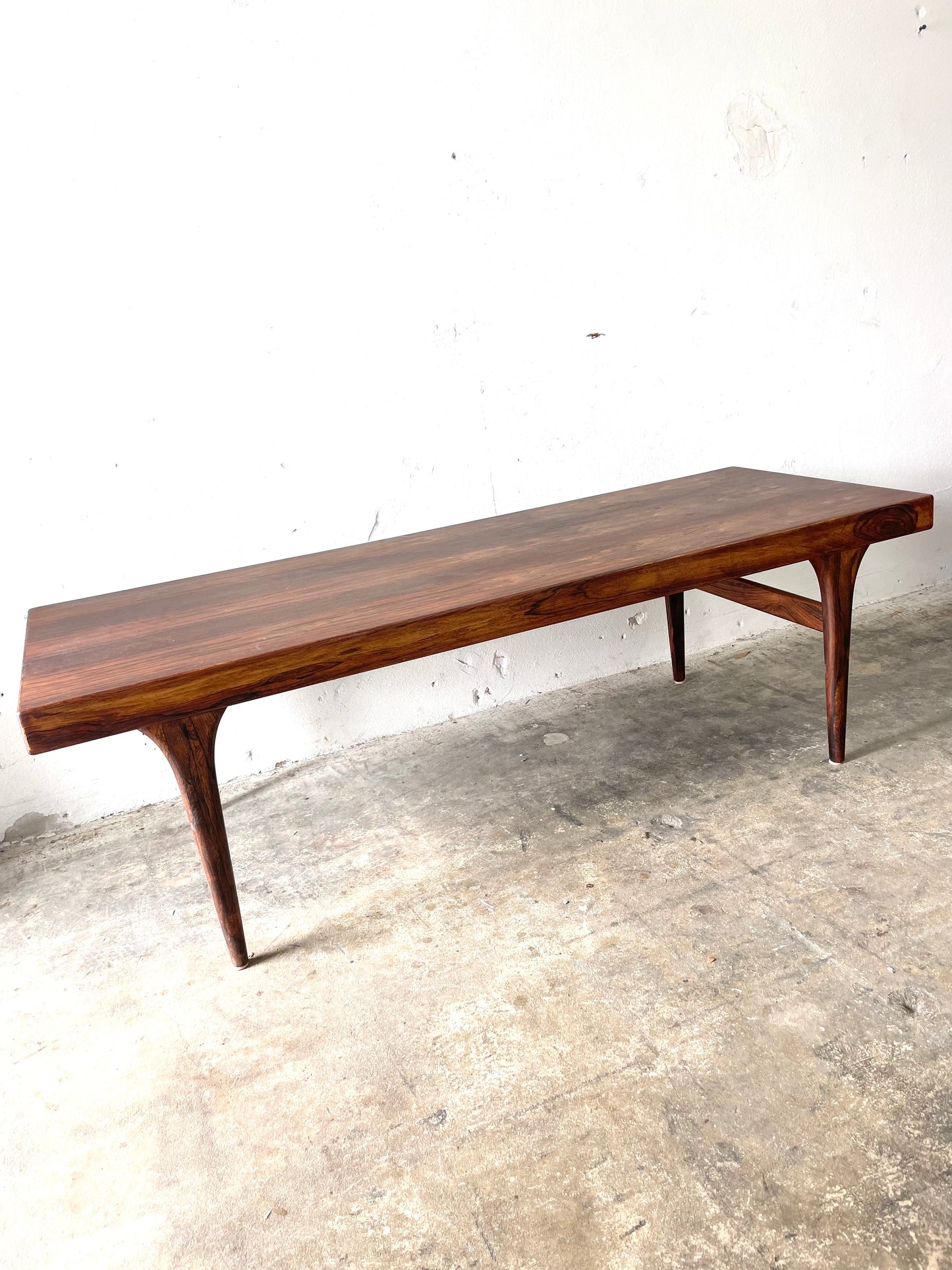 Johannes Andersen Rosewood Danish Modern Coffee Table