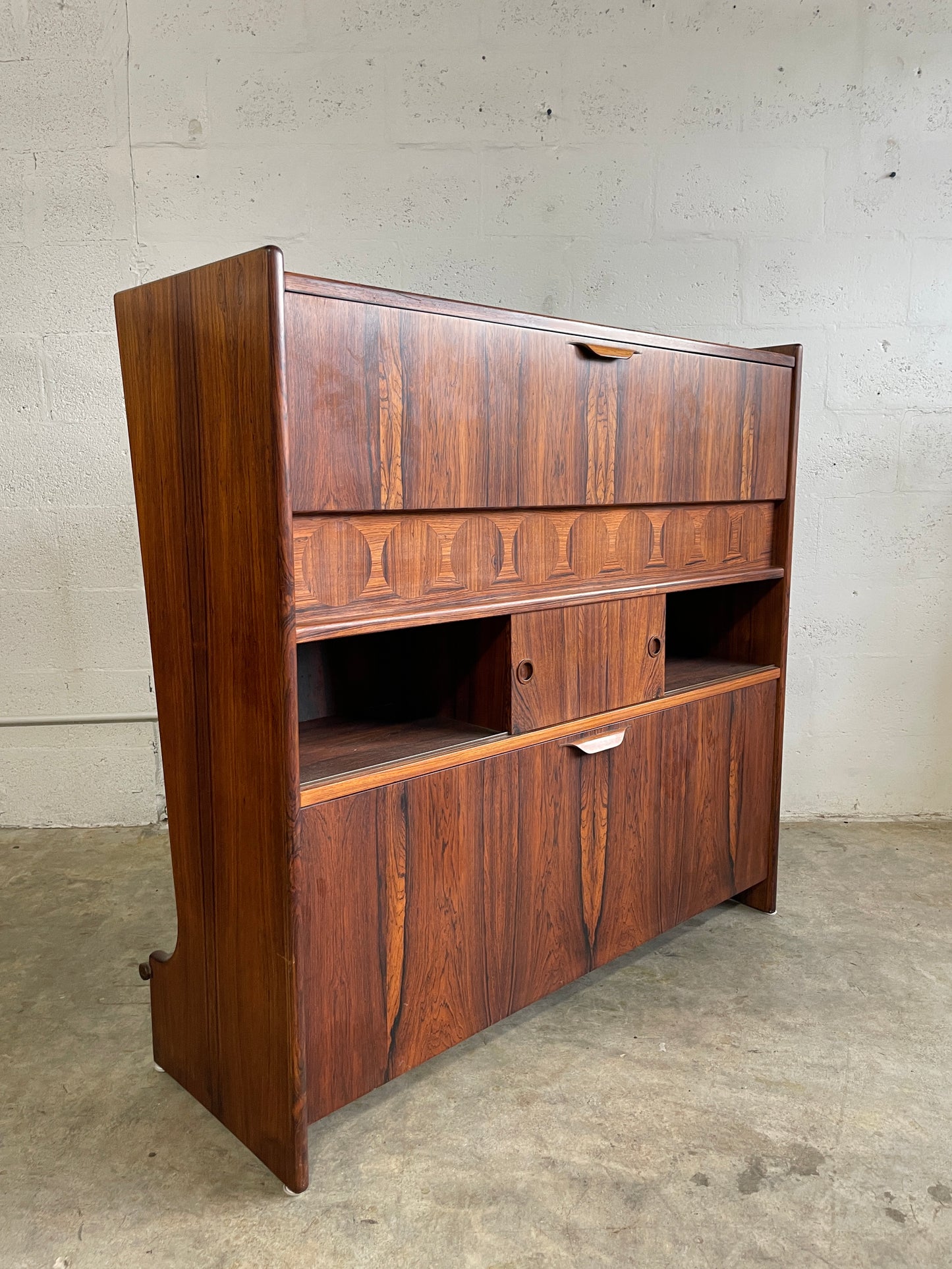 Johannes Andersen Rosewood Dry Bar Danish Mid Century