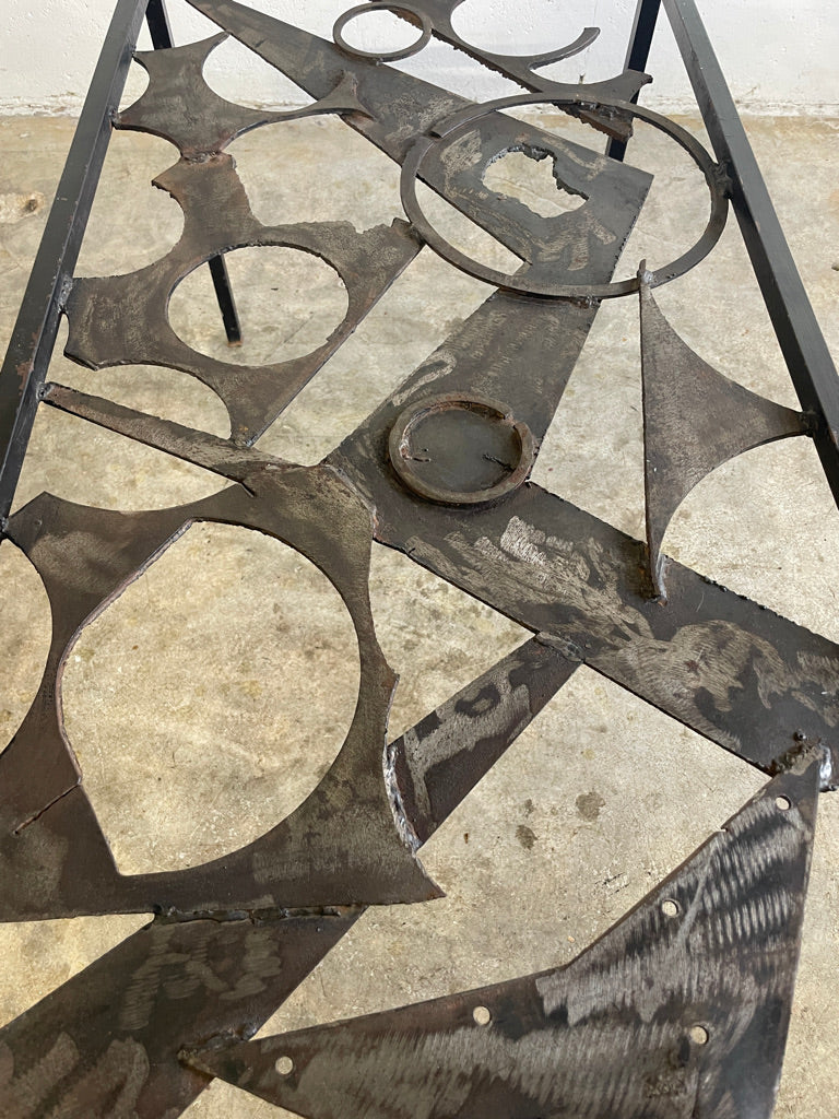 Mid Century Brutalist Coffee or Console Table