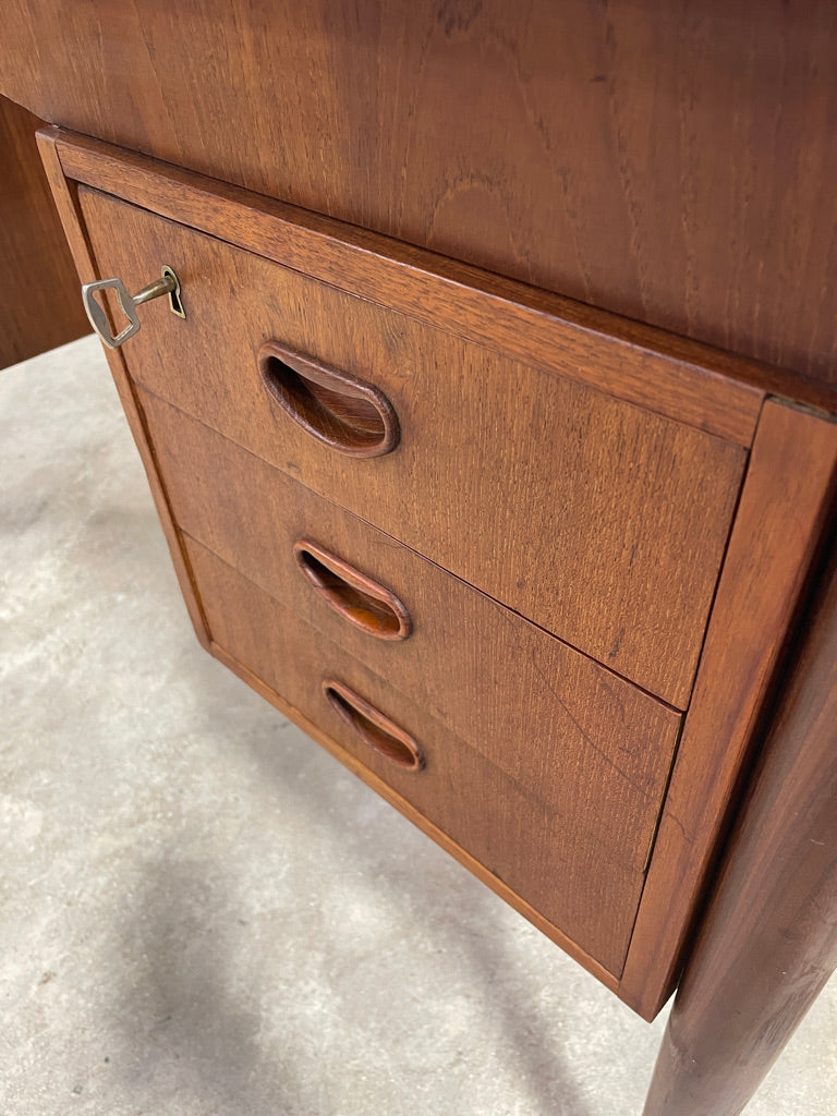 Danish Mid Century Modern Teak Desk