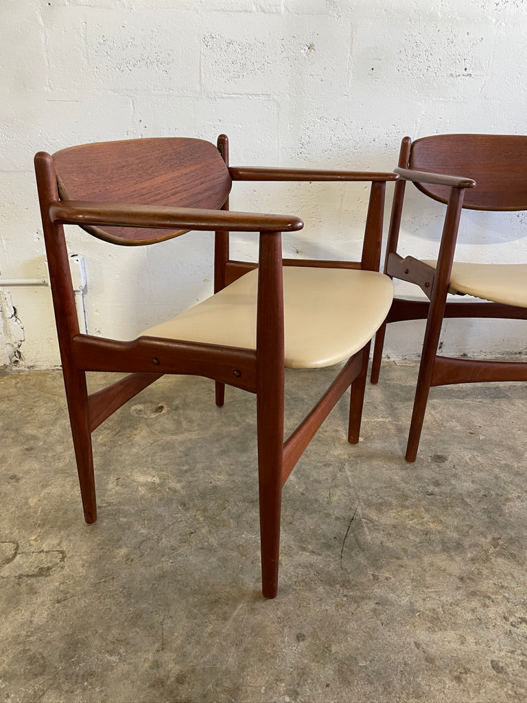 Rare Pair Arne Hovmand Olsen Chairs