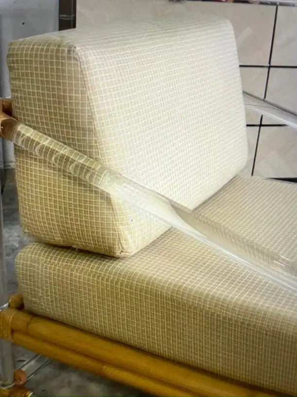 McGuire Lucite and Bamboo Mid Century Lounge Chair