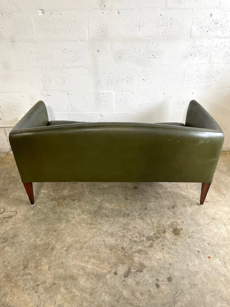 Illum Wikkelsø V12 Leather Sofa or Loveseat Danish Modern