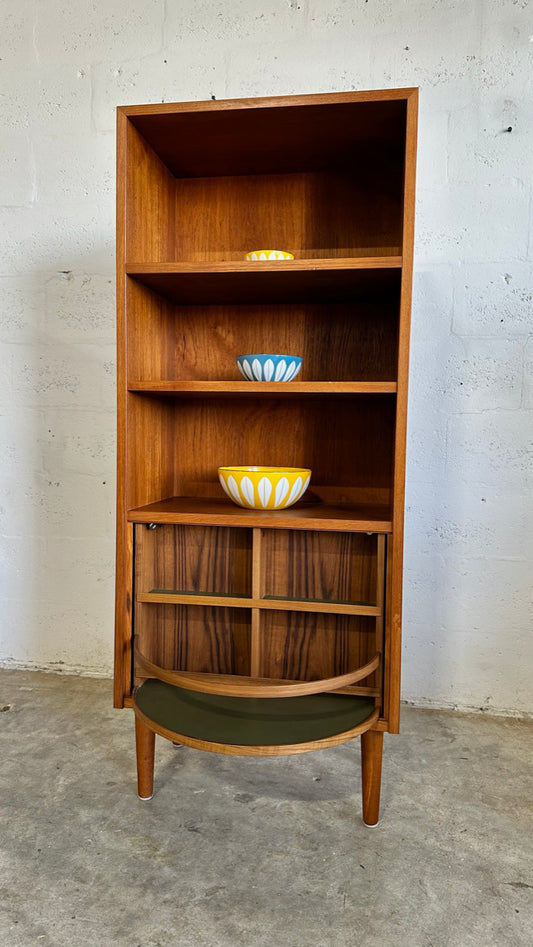 Danish Mid Century Modern Bar Cabinet