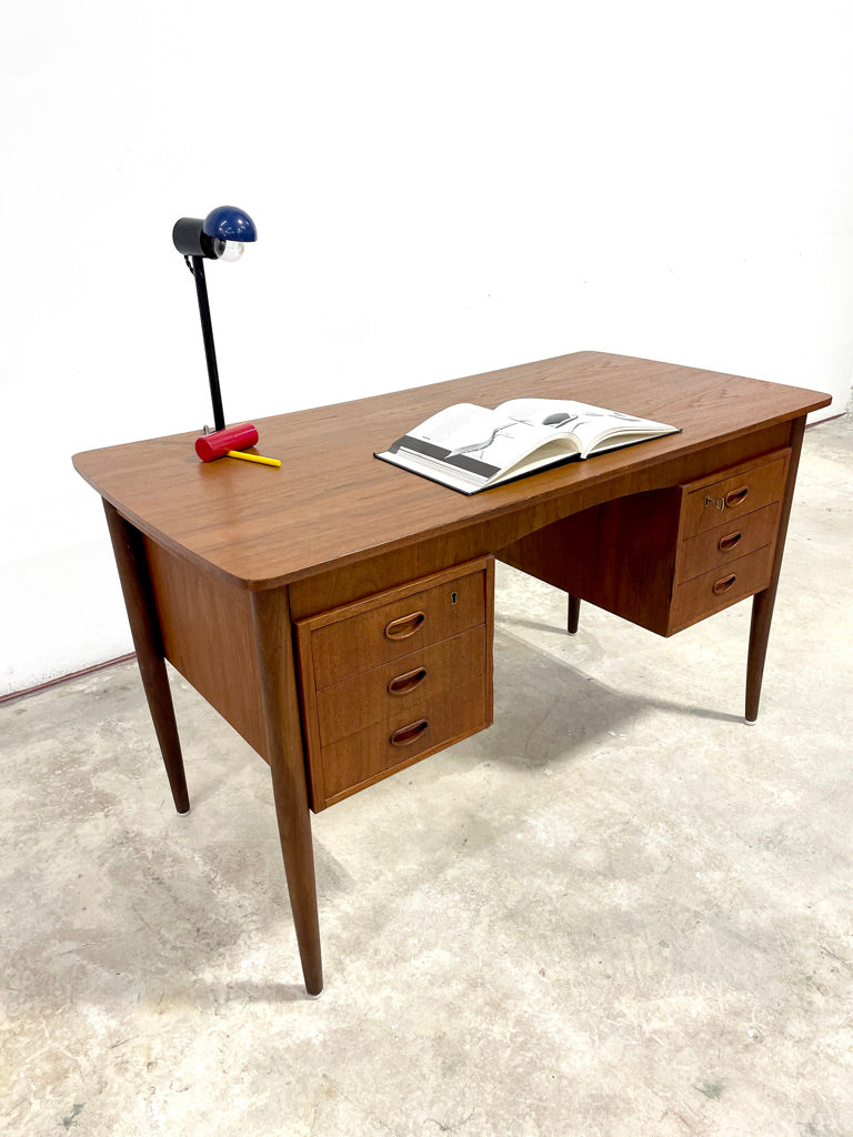 Danish Mid Century Modern Teak Desk