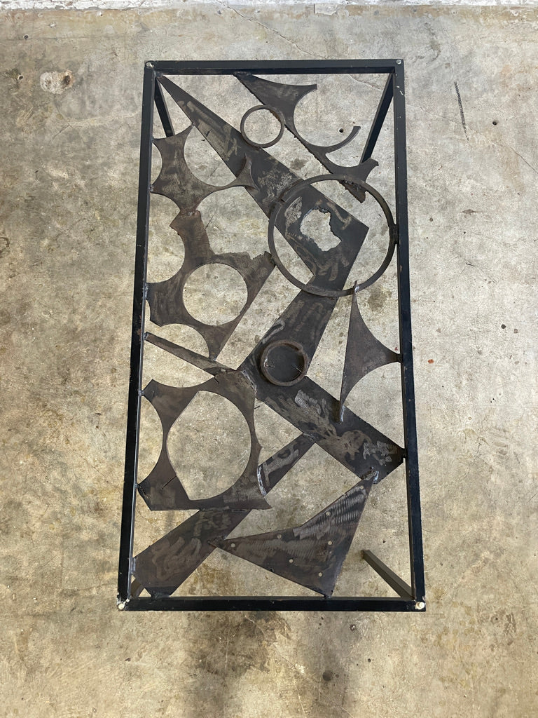 Mid Century Brutalist Coffee or Console Table