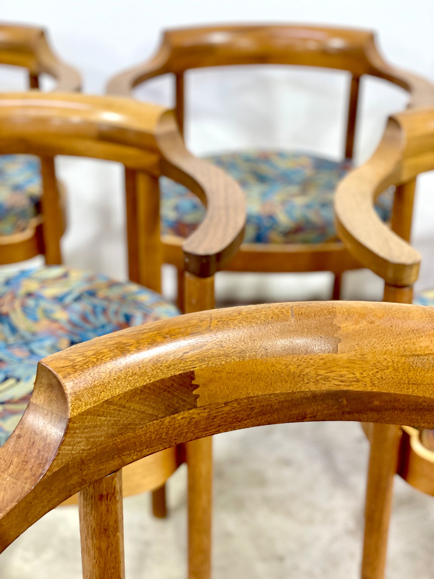 Danish Modern Dining Chairs by Henning Jensen & Torben Valeur M40