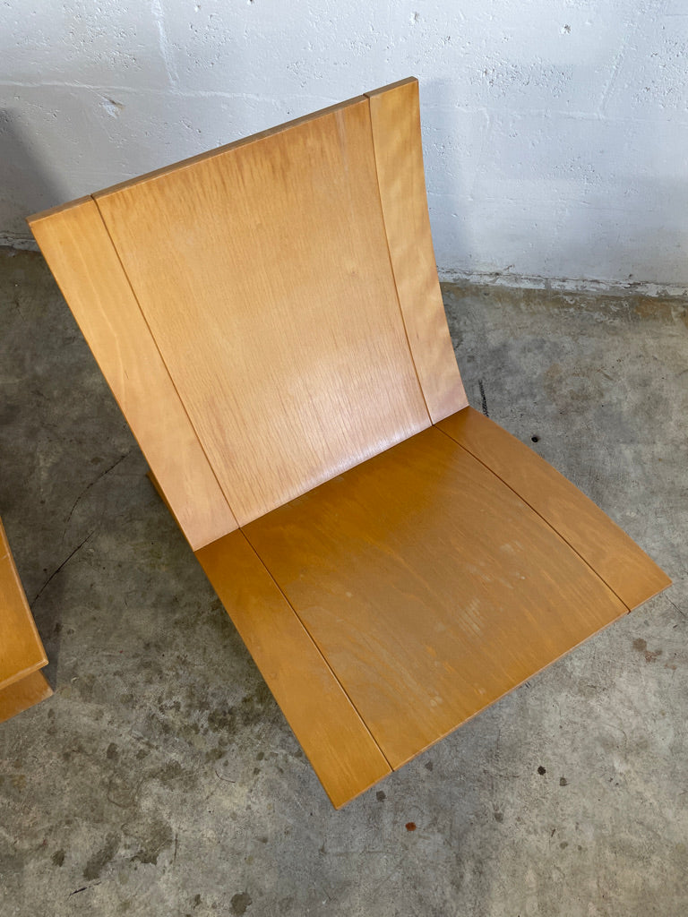 Pair Scandinavian Modern Jens Nielson "Laminex" Chairs by Westnofa