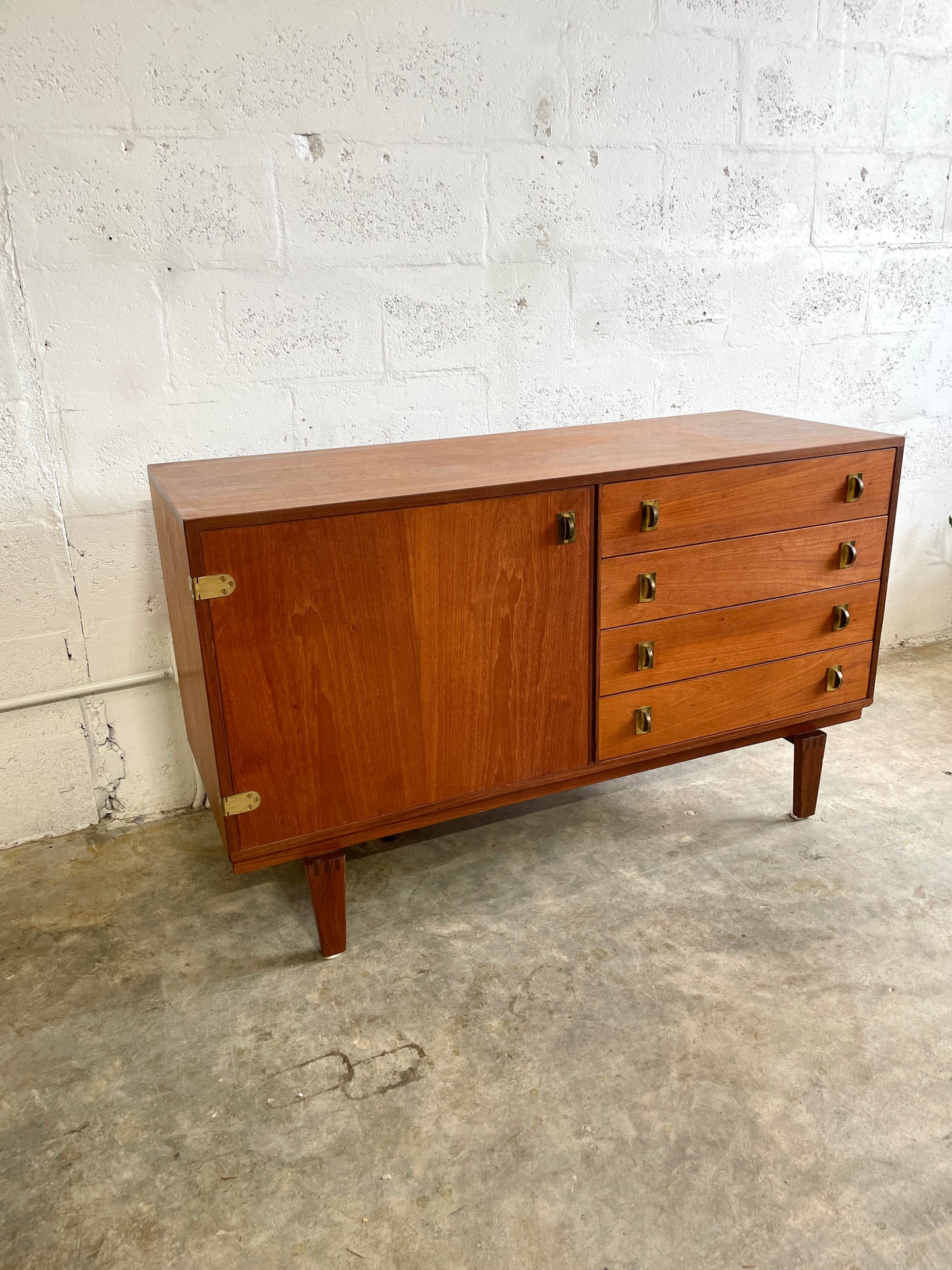 Peter Lovig Nielsen Danish Modern Teak 2-Door Sideboard by for Dansk Designs