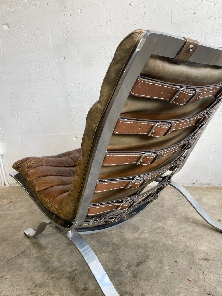 Arne Norell "Ari" Lounge Chairs Pair Scandinavian Modern