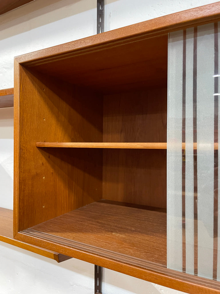 Danish Modern Wall Unit of Shelving System by Kai Kristiansen for FM Mobler