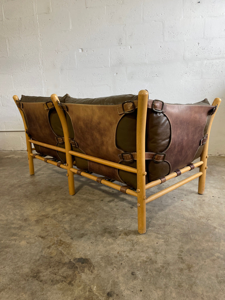 Arne Norell Ilona Safari Loveseat Danish Modern