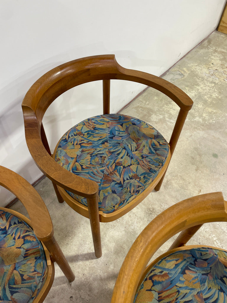 Danish Modern Dining Chairs by Henning Jensen & Torben Valeur M40