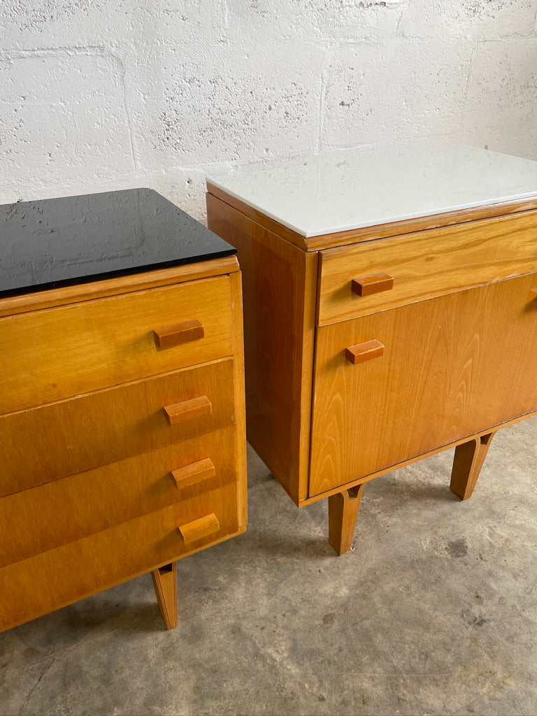 Mid Century Nightsands or End Tables  Frantisek Mezulanik