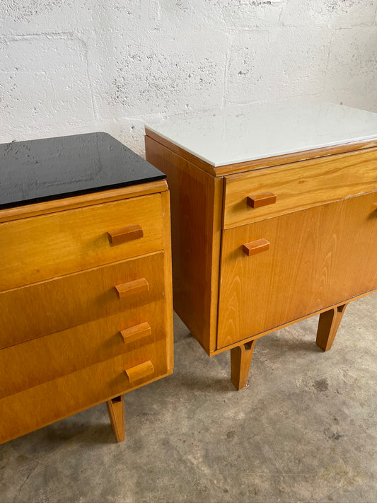 Mid Century Nightsands or End Tables  Frantisek Mezulanik
