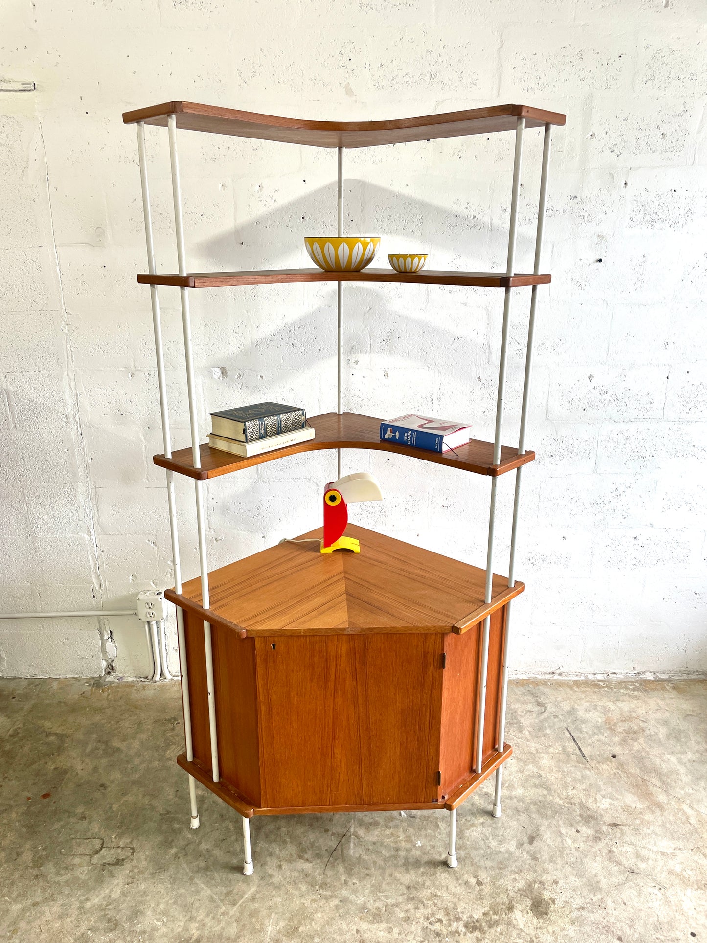 Mid Century Modern Wall Unit or Bookcase "Prydno"