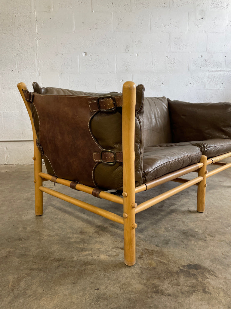 Arne Norell Ilona Safari Loveseat Danish Modern