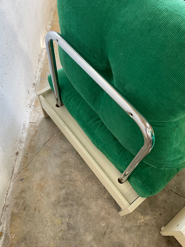 Pair Vintage Ikea Prisma Benches or Chairs Scandinavian Modern