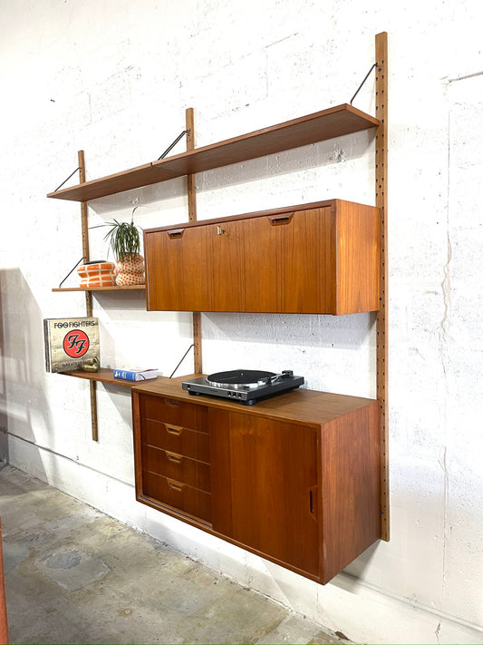 Danish Modern Wall Unit by Sven Ellekaer