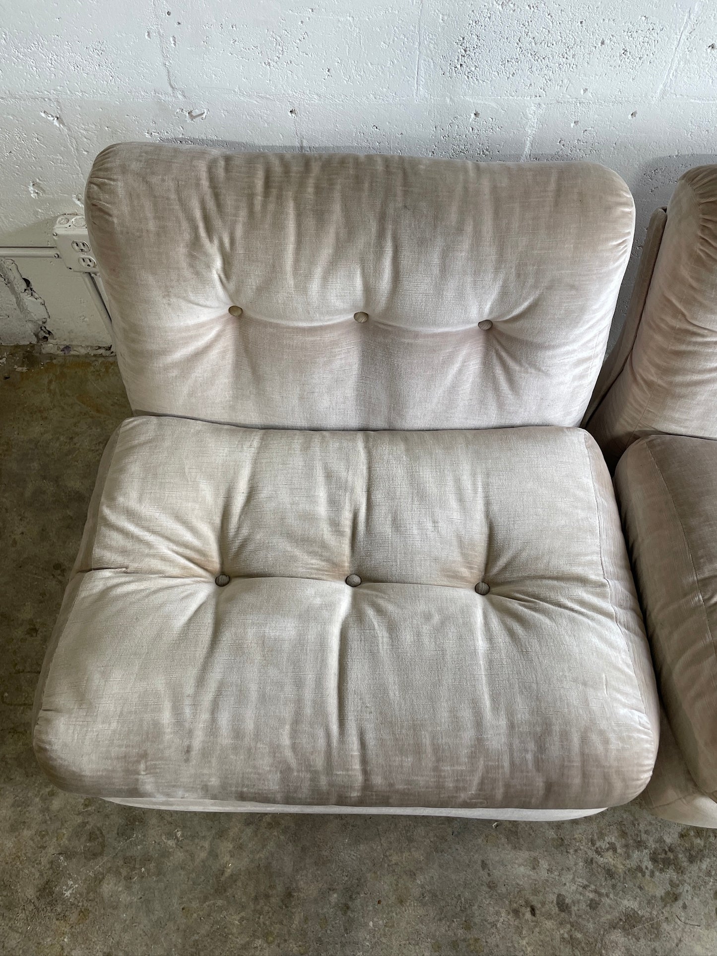 Pair Bellini "Amanta" for C&B Italia Modular Lounge Chairs