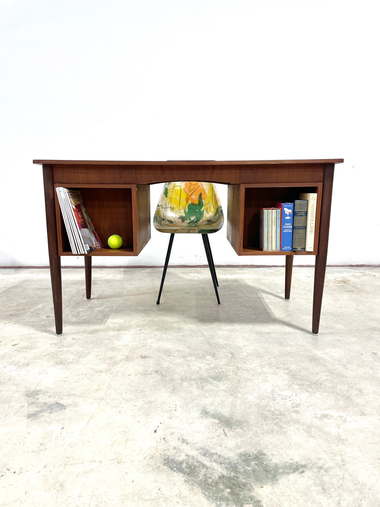 Danish Mid Century Modern Teak Desk