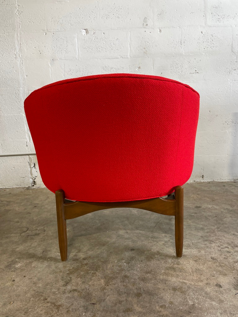 Mid Century Barrel Chairs by Lawrence Peabody