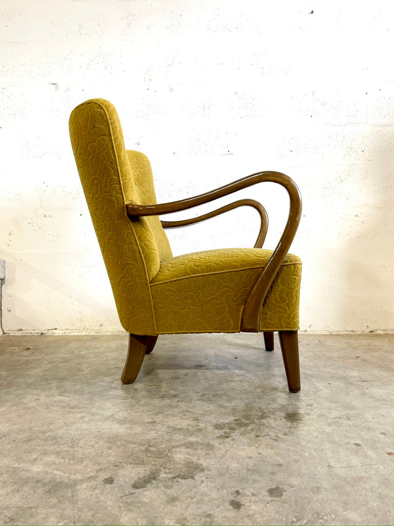Alfred Christensen Danish 1940s Lounge Chair
